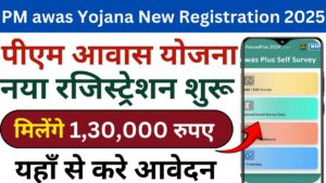PM awas Yojana New Registration 2025